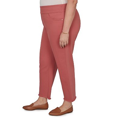 Plus Size Alfred Dunner Camden Market Rosewood Super Stretch Ankle Jeans
