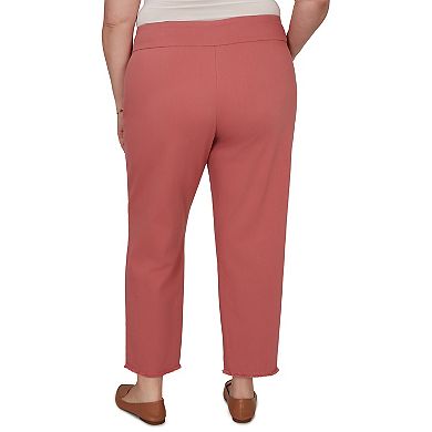 Plus Size Alfred Dunner Camden Market Rosewood Super Stretch Ankle Jeans