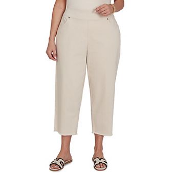 Plus Size Alfred Dunner Camden Market Natural Super Stretch Ankle Jeans