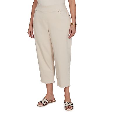 Plus Size Alfred Dunner Camden Market Natural Super Stretch Ankle Jeans