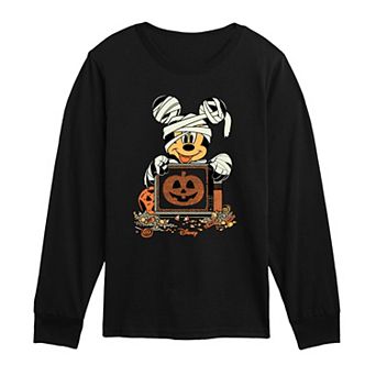 Boys 8-20 Disney's Mickey Mouse Mummy Halloween Long Sleeve Graphic Tee