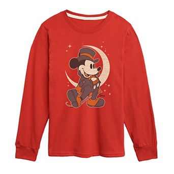 Boys 8-20 Disney's Mickey Mouse Vampire Distressed Long Sleeve Graphic Tee