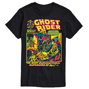 Big & Tall Ghost Rider Vintage Comic Graphic Tee