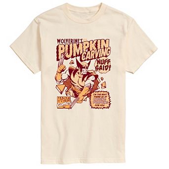 Big & Tall X-Men Wolverine's Pumpkin Carving Graphic Tee