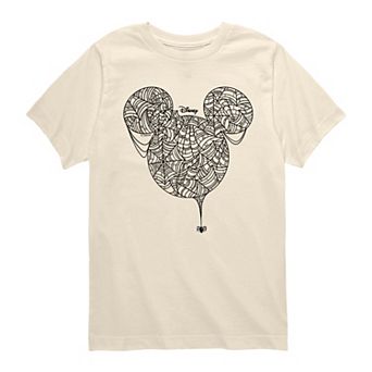 Boys 8-20 Disney's Mickey Mouse Head Spider Web Graphic Tee