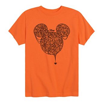 Boys 8-20 Disney's Mickey Mouse Head Spider Web Graphic Tee
