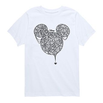 Boys 8-20 Disney's Mickey Mouse Head Spider Web Graphic Tee