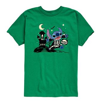 Boys 8-20 Disney's Lilo & Stitch Skeleton Trick-or-Treat Graphic Tee