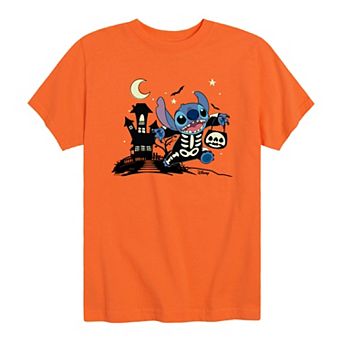 Boys 8-20 Disney's Lilo & Stitch Skeleton Trick-or-Treat Graphic Tee
