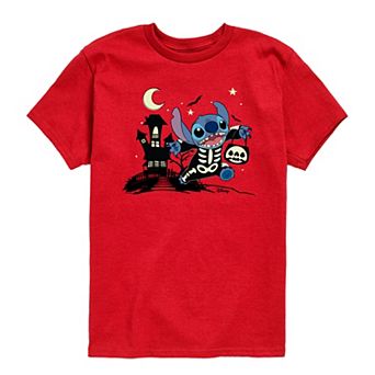 Boys 8-20 Disney's Lilo & Stitch Skeleton Trick-or-Treat Graphic Tee