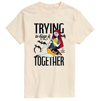 Big & Tall Disney's The Nightmare Before Christmas Sally Trying To Keep It Together Graphic Tee