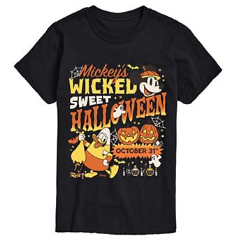 Big & Tall Disney's Mickey'ss Wicked Sweet Halloween Graphic Tee