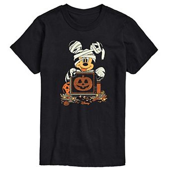 Big & Tall Disney's Mickey Mouse Mummy Halloween Graphic Tee