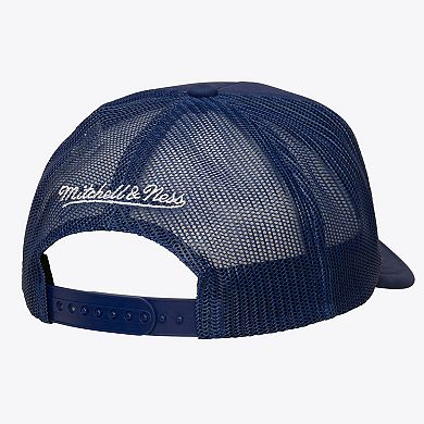 Men's Mitchell & Ness Blue St. Louis Blues Head Coach Trucker Adjustable Hat
