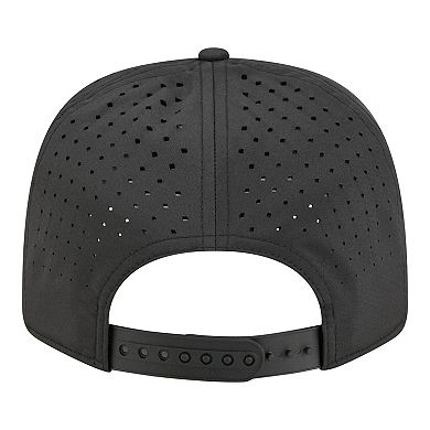 Men's New Era Black Seattle Kraken Sport Vented 9SEVENTY Rope Adjustable Hat