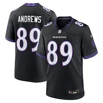 Men's Nike Mark Andrews Black Baltimore Ravens Alternate Game Jersey
