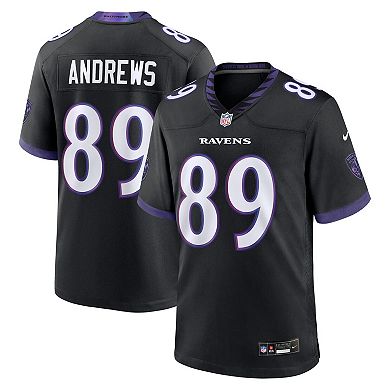 Men's Nike Mark Andrews Black Baltimore Ravens Alternate Game Jersey