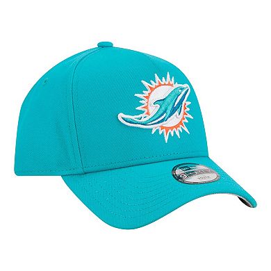Youth New Era Aqua Miami Dolphins 9FORTY A-Frame Adjustable Hat