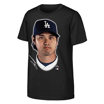 Youth Outerstuff Shohei Ohtani Black Los Angeles Dodgers Headliner T-Shirt