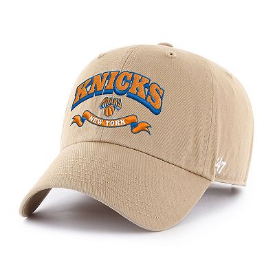 Men's '47 Khaki New York Knicks Fast Break Chase Region Clean Up