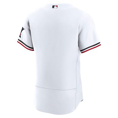 Men's Nike White Minnesota Twins Home Authentic Jersey