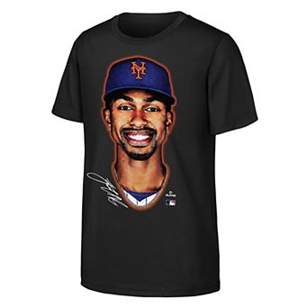Youth Outerstuff Francisco Lindor Black New York Mets Headliner T-Shirt