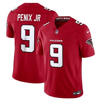 Men's Nike Michael Penix Jr. Red Atlanta Falcons Team Vapor F.U.S.E. Stitched Limited Jersey