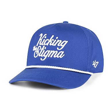 Men's '47 Royal Indianapolis Colts Kicking The Stigma Hitch Adjustable Hat