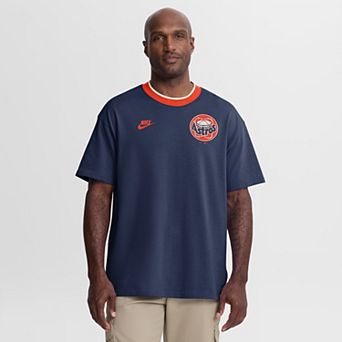 Men's Nike Navy Houston Astros Cooperstown Collection Ringer T-Shirt