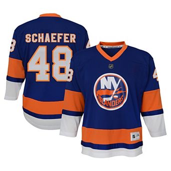 Youth Outerstuff Matthew Schaefer Blue New York Islanders Home Replica Player Jersey