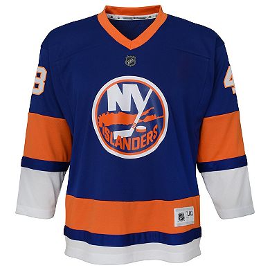 Youth Outerstuff Matthew Schaefer Blue New York Islanders Home Replica Player Jersey