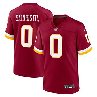 Men's Nike Mike Sainristil Burgundy Washington Commanders Game Jersey
