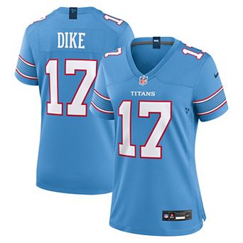Women's Nike Chimere Dike Light Blue Tennessee Titans Team Game Jersey