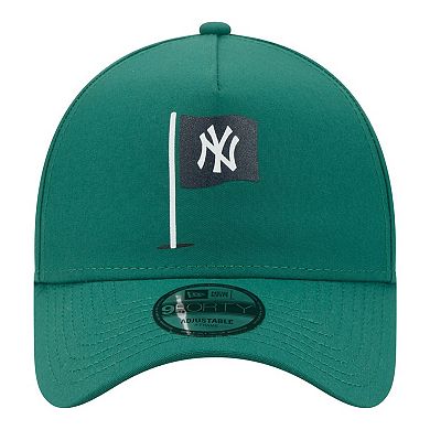 Men's New Era Green New York Yankees Pin Seeker 9FORTY A-Frame Adjustable Hat