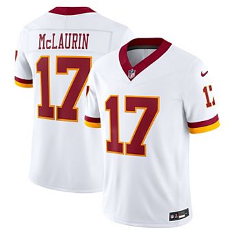 Men's Nike Terry McLaurin White Washington Commanders Super Bowl Era Vapor F.U.S.E. Sewn Down Limited Jersey