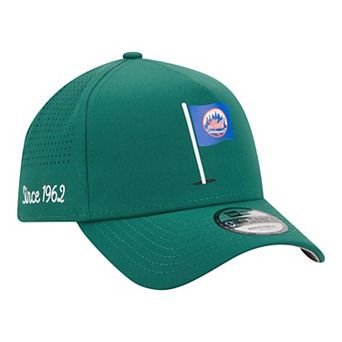 Men's New Era Green New York Mets Pin Seeker 9FORTY A-Frame Adjustable Hat