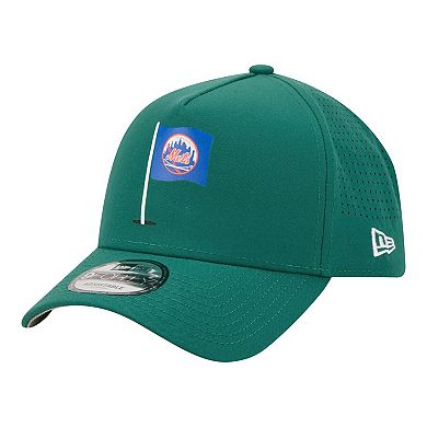 Men's New Era Green New York Mets Pin Seeker 9FORTY A-Frame Adjustable Hat