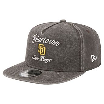 Men's New Era Black San Diego Padres City Slogan A-Frame 9FIFTY Snapback Hat