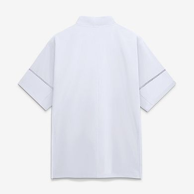 Men's Nike White LSU Tigers 2026 Sideline Short Sleeve Quarter-Zip Coaches Jacket