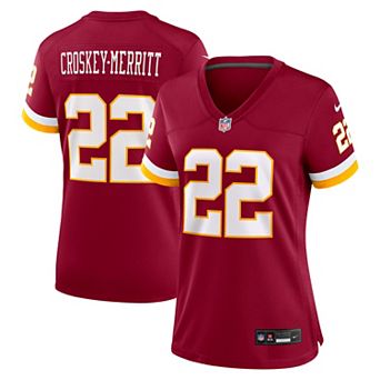 Women's Nike Jacory Croskey-Merritt Burgundy Washington Commanders Game Jersey