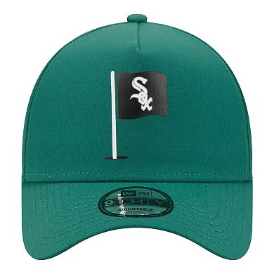 Men's New Era Green Chicago White Sox Pin Seeker 9FORTY A-Frame Adjustable Hat