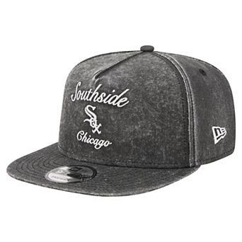 Men's New Era Black Chicago White Sox City Slogan A-Frame 9FIFTY Snapback Hat