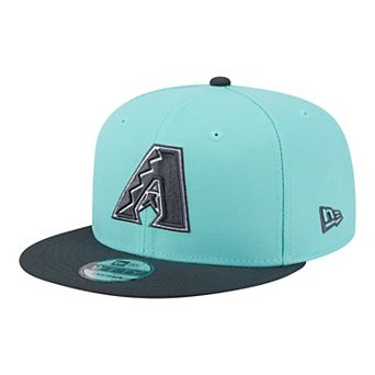 Men's New Era Turquoise/Charcoal Arizona Diamondbacks Two-Tone Color Pack 9FIFTY Snapback Hat