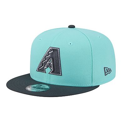 Men's New Era Turquoise/Charcoal Arizona Diamondbacks Two-Tone Color Pack 9FIFTY Snapback Hat
