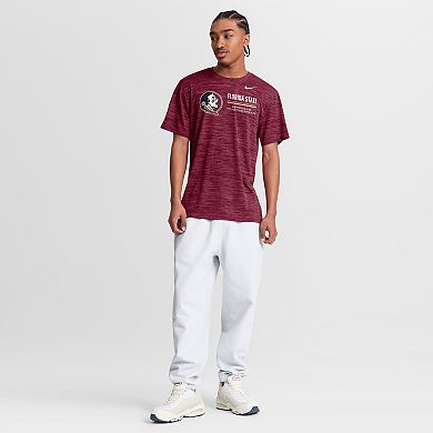 Men's Nike Garnet Florida State Seminoles Sideline Velocity Dri-FIT T-Shirt