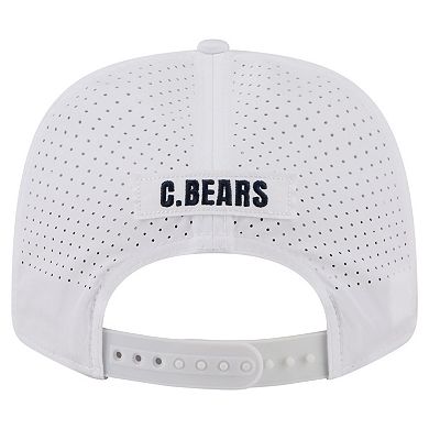 Men's New Era White Chicago Bears Name Plate 9SEVENTY Adjustable Hat