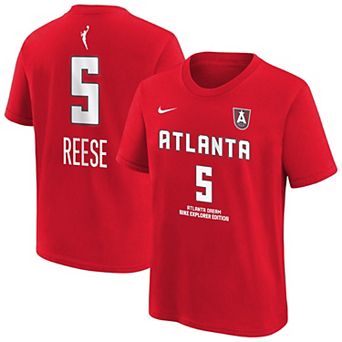 Youth Nike Angel Reese Red Atlanta Dream Player Name & Number T-Shirt
