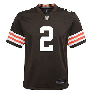 Youth Nike Shedeur Sanders Brown Cleveland Browns Game Jersey