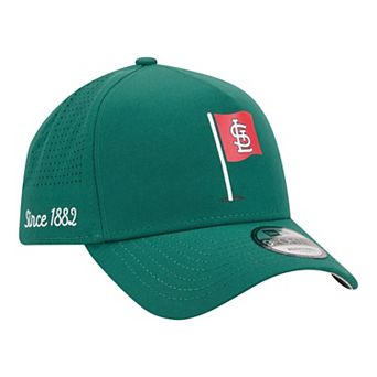 Men's New Era Green St. Louis Cardinals Pin Seeker 9FORTY A-Frame Adjustable Hat
