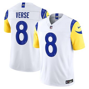Men's Nike Jared Verse White Los Angeles Rams Vapor F.U.S.E. Sewn Down Limited Jersey